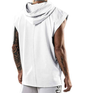 Men's <b>Workout</b> Hooded Tank Tops Bodybuilding Muscle Shirt Sleeveless Gym Training <b>Hoodies</b> - Product Image 2
