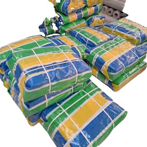 Bâche en PE multicolore, tissu en maille tissée imperméable, avec dimensions et grammage personnalisés pour une utilisation extérieure polyvalente - Product Image 4