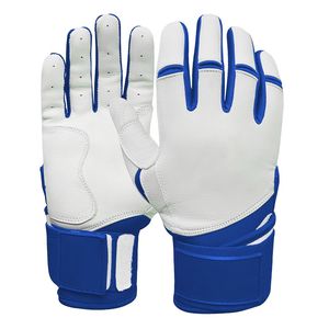 2026 New Arrival Outdoor Use Baseball Batting Gloves Best Grade <b>White</b> Pink Genuine Leather Non-Slip Custom Color & Sizes - Product Image 4