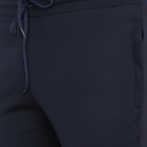 Pantalon de survêtement sport bleu quatre directions avec bande latérale, logo personnalisable, impression HD, délavage coloré, en Spandex/Polyester, séchage rapide, tailles homme M/L/XL - Product Image 2