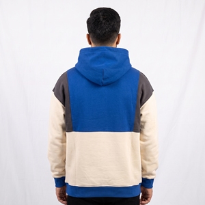 Sweat à capuche pour homme en coton 100% avec logo personnalisé OEM, style streetwear, imprimé noir et blanc, vente en gros - Product Image 3