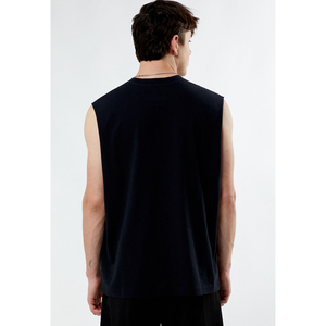 Camiseta sin mangas de algodón para hombre, para gimnasio, fitness y culturismo, informal y transpirable. - Product Image 1