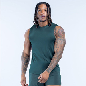 Débardeurs de compression tricotés très demandés – Qualité supérieure – T-shirts de sport respirants pour hommes – Idéaux pour la course et l'entraînement – Écoresponsables - Product Image 5