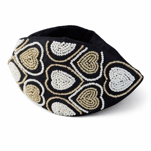 Diademas elegantes hechas a mano con bordado de cuentas y diseño de corazón para fiestas, regalos festivos, accesorios decorativos para el cabello. - Product Image 1