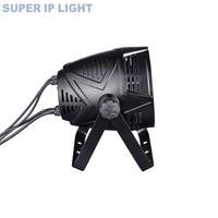 Projecteur LED RGBW 200W IP20 en aluminium moulé sous pression, contrôle DMX512, 6000 lumens, dimmable, durée de vie de 50 000 heures, éclairage de scène et de club