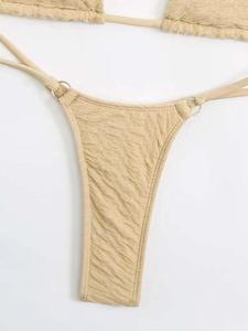 Women <b>Bikini</b> <b>Set</b> Two Piece Swimwear Adjustable Beach Swimsuit Comfortable Summer Vacation Poolside Fashion - Product Image 5