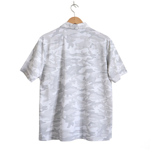 Camiseta Personalizable para Actividades al Aire Libre, Transpirable, de Secado Rápido, Color Gris Claro, Camuflaje, Cuello Camisero, Antiarrugas, Manga Corta - Product Image 2
