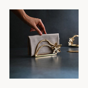 Premium Metal Napkin Holder New Design Stylish Customized Modern Tissue Stand Kitchen Dining Restaurant Supply - Product Image 4
