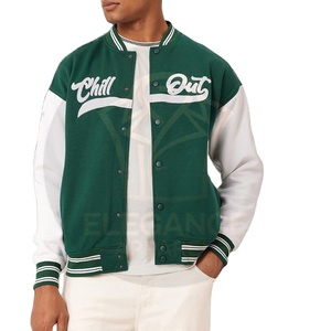 Por encargo al por mayor buen proveedor OEM última mejor calidad ropa de invierno bordado Streetwear College Baseball Varsity chaquetas - Product Image 5
