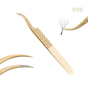แหนบต่อขนตาแบบพรีเมียม เครื่องมือเสริมความงาม ปลายแหลมละเอียด สำหรับการต่อขนตาและดูแลความงาม คุณภาพสูง - Product Image 6