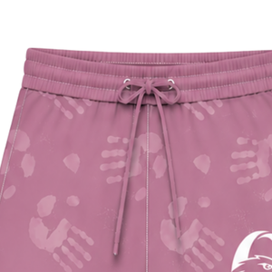 Shorts de Baño Blancos Dusty Rose, Ligeros, de Secado Rápido, Transpirables, con Cordón en la Cintura, para Entrenamiento, Deportes Acuáticos - Product Image 4