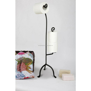 Moderno Soporte de Inodoro Minimalista de Hierro para una Organización de Baño Limpia, Estética y Eficiente - Product Image 4