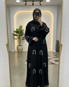 Abaya Elegante Islámica Premium de Lujo para Mujer, Estilo Dubái, Ropa Modesta con Accesorios - Product Image 1