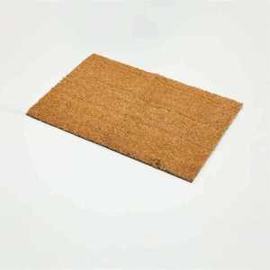 Tapete Antideslizante para Puerta, Ecológico, de Color Sólido, con Base de Goma y Fibra de Coco, para Uso en el Hogar y Hoteles - Product Image 1