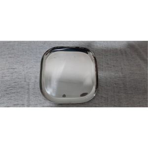 Hammered Stainless Steel Decorative Serving Tray Round Silver Metal Food Platters Luxury Wedding Event Catering Charger <b>Plate</b> - Product Image 5
