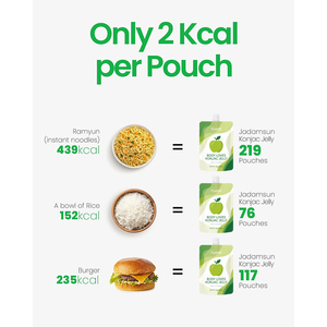 Gelatina de konjac con sabor a manzana, de marca privada, apta para dieta cetogénica, apoya el control de peso, la digestión y la salud, sin grasas, adelgazante, muestra gratuita. - Product Image 5