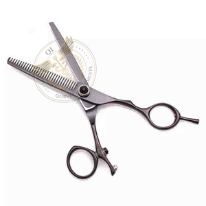 Ciseaux à effiler professionnels pour barbier, à manche élégant et lame de rasoir, en acier inoxydable, pour fournitures de salon de coiffure, Grade A+ - Product Image 6