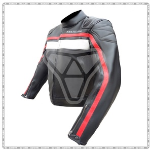 Best Selling Men's Motorbike Casual Stylish Windproof <b>Plus</b> <b>Size</b> Leather <b>Jacket</b> Custom Design with Durability and Breathability - Product Image 3