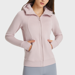 Sweat à capuche en polaire tricoté pour femme, doublure intérieure chaude et douce, confortable, décontracté, respirant, idéal pour l'hiver et la maison - Product Image 3