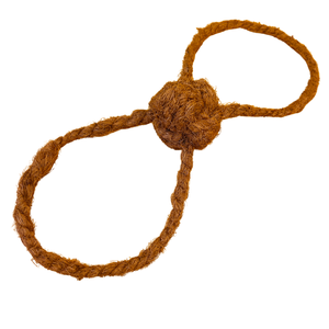 Bulk Supply Jute Rope Dog Toy – Strong Durable Natural Fiber Chew Toy for <b>Puppies</b> and Adult Dogs - Product Image 1