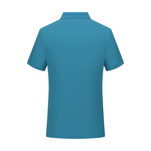 <b>Men's</b> <b>Orange</b> Solid Knitted Short Sleeve Polo <b>Shirt</b> With Logo Print Breathable Casual Design Heat Transfer Printing - Product Image 3