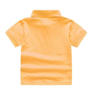 Polo pour garçons, manches courtes, col polo, uniforme scolaire, séchage rapide, tricoté, compressé, écologique, respirant toute la journée - Product Image 2