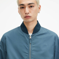 Fabricant OEM sur mesure, blouson bomber en nylon et polyester coupe ajustée pour homme, vêtements d'extérieur, vente en gros de blousons bomber