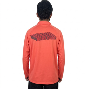 Polo de manga larga de algodón puro para hombre, primavera y verano, polo de alta gama, polo liso para hombre. - Product Image 5