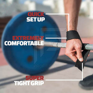 Sangles de levage de poignet en néoprène personnalisables avec logo, réglables et antidérapantes, pour la musculation, le bodybuilding, l'entraînement de force, les soulevés de terre et la gym - Product Image 6