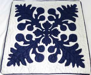 New Arrival 2026 Designer White And Blue Color Hawaiian <b>Quilts</b> 100% Cotton Material <b>Quilts</b> For Hotel, Home <b>Bedding</b> Decorations - Product Image 1
