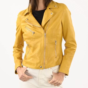 Chaqueta Safari para Mujer Talla Grande QFZ128 con Solapa Grande, Tejido de PU, Cierre de Cremallera, Casual, Impermeable, para Otoño, Servicio OEM - Product Image 1