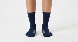 Breathable Seamless Crew <b>Socks</b> Cotton Blend Non Binding Wide Cuff <b>Men</b> Women Custom Logo New <b>Socks</b> - Product Image 1