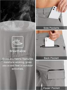 Pantalones Cortos Deportivos de Verano para Hombre, de Secado Rápido, Resistentes al Agua, Estilo Cargo, Casuales, para Golf, Trabajo, Senderismo - Product Image 5