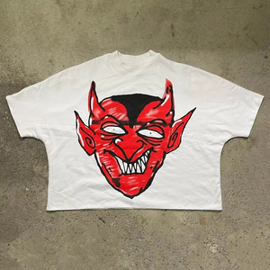 Breathable Bulk Clothes Custom t Shirt Digital Print Short Sleeve High Quality Oversized Boxy t Shirt for Men 100% Cotton - Product Image 1