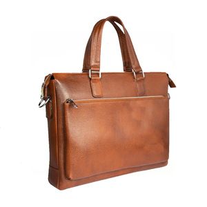 Sac à ordinateur portable élégant en cuir véritable pour hommes et femmes, imperméable, bandoulière, sac à dos professionnel portable, plusieurs compartiments, durable - Product Image 5
