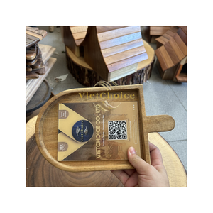 Bandeja de Madera Vietchoice con Forma de Flor, Linda, Apta para Lavavajillas, Duradera, Venta al por Mayor, Hecha en Vietnam, Alta Calidad, Mejor Precio - Product Image 4