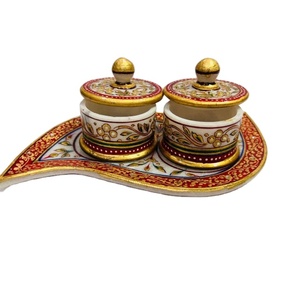 Con placa de piedra de mármol de alta calidad con buen acabado, mezcla de colores con plato de cuenco, placa Multii hecha a mano - Product Image 1