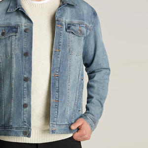 Professional Manufacturers Fully <b>Customized</b> Men's <b>Denim</b> <b>Jackets</b> New Fashion Style for Winter Wear Men <b>Denim</b> <b>Jackets</b> - Product Image 4