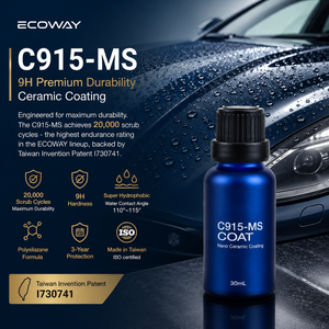 ECOWAY C915-MS Revestimiento Cerámico de Polisilazano 9H Patentado de 30 ml con 20000 Ciclos de Resistencia a la Abrasión para una Protección Duradera de la Pintura del Automóvil - Product Image 2