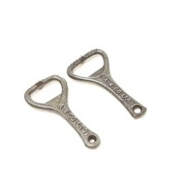 Porte-clés ouvre-bouteille en or « Longue vie à la vie », taille personnalisée, ouvre-bouteille vintage en métal - Product Image 6