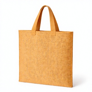 Eco Friendly Jute Jhola Bag Floral Corner Print Natural Tote Reusable Shopping Bag Custom Logo Grocery Carry Bag Wine AMANI - Product Image 1