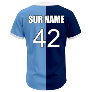 Proveedor de Camisetas de Béisbol Personalizadas OEM de Alta Calidad, Uniformes de Equipo con Botones Completos, Producción en Masa a Bajo Precio - Product Image 3