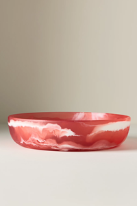 Bol en résine jetable poli à la main, écologique, compatible lave-vaisselle, sûr pour les aliments, design classique, motif en résine, pour salades de fête - Product Image 6
