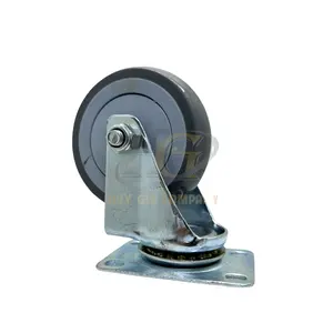 Well Processed TRP Medium Heavy Duty Caster Size 3 inch used for industrial hand carts and trolleys