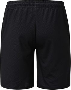 Ensemble de Combinaison à Manches Courtes pour Homme, Col Polo, Imprimé Géométrique Noir, Tissu Tricoté Respirant, Vêtement d'été Casual - Product Image 5