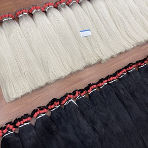 Cabello rubio vietnamita a granel para pedidos grandes, disponible en stock de 24 a 28 pulgadas, liso natural, disponible en stock, listo para enviar. - Product Image 2