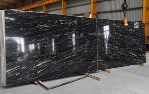Granite noir titane – Pierre de granit noir naturel poli de qualité supérieure pour comptoirs de cuisine, revêtements de sol et revêtements muraux - Product Image 2