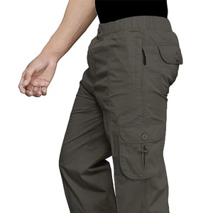 Pantalon cargo pour homme, design de poches fonctionnelles, tissu doux et résistant pour une performance quotidienne, fournisseur de vêtements en vrac. - Product Image 3