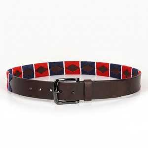 Cinturón de Cuero de Grano Completo con Logotipo Personalizado, Cinturón Gaucho Bordado a Mano para Hombre, Fabricante Directo al por Mayor, Bolsos y Estuches LPB-0084 - Product Image 3