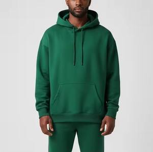 Sudadera con Capucha COI Personalizada de Alta Calidad, Estilo Vintage, Color Verde Lavado, Hombros Caídos, para Hombre - Product Image 5